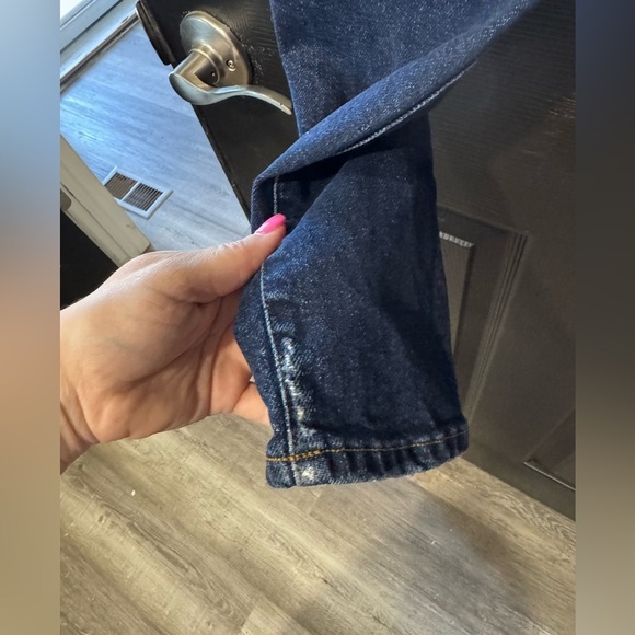 Agolde Blue Cropped Ankle Jeans Slim Fit - Picture 5 of 9